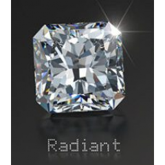 Diomandz Natural Diamond 0.8 Carat Radiant Shape Good VS1 I GIA CERTIFIED