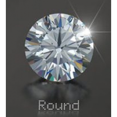 Diomandz Lab Grown Diamond 0.5 Carat Round Shape VeryGood VS2 J IGI CERTIFIED